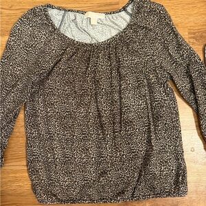 Michael Kors Animal Print Blouse